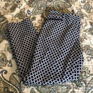 The Limited patterned work pants